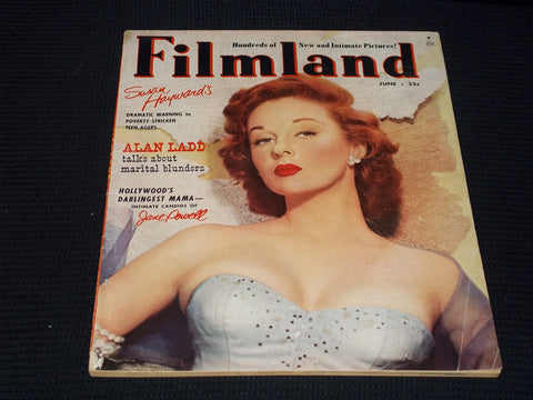 1952 JUNE FILMLAND MAGAZINE - SUSAN HAYWARD FRONT COVER - E 15230