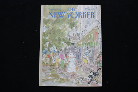 1985 AUGUST 26 NEW YORKER MAGAZINE - GREAT ILLUSTRATED COVER - NY 3233