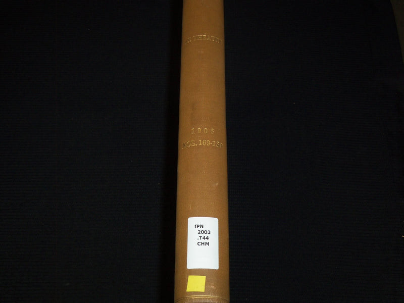 1906 JANUARY-JUNE LE THEATRE MAGAZINE BOUND VOLUME - 12 ISSUES - KD 2278F