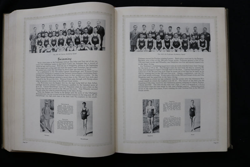 1927 THE BADGER UNIVERSITY OF WISCONSIN YEARBOOK - MADISON, WISCONSIN - YB 3506