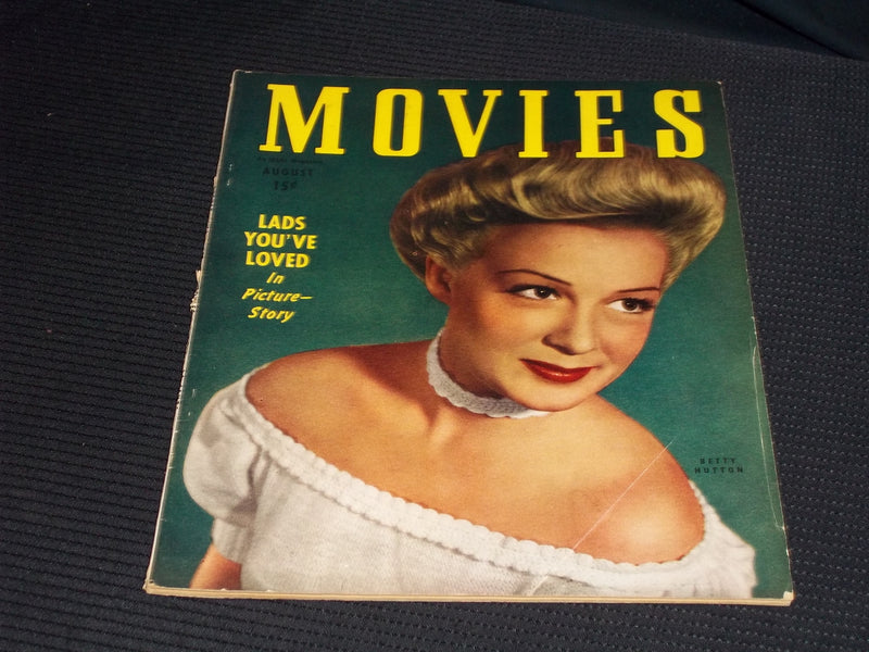 1946 AUGUST MOVIES MAGAZINE - BETTY HUTTON FRONT COVER - E 14202