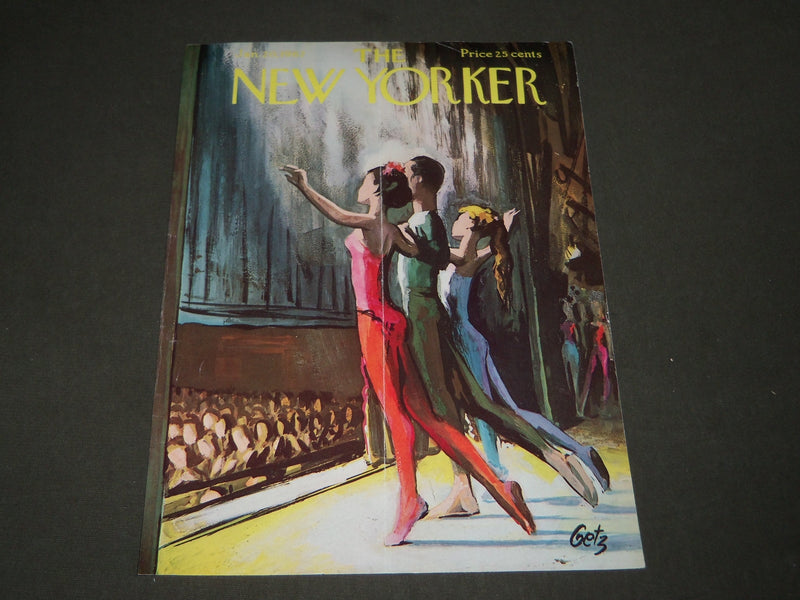 1962 JANUARY 20 NEW YORKER MAGAZINE FRONT COVER ONLY - GREAT ART FOR FRAMING
