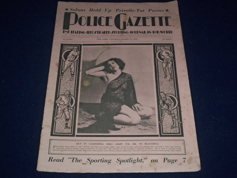 1931 MAR 21 NATIONAL POLICE GAZETTE - HELEN LONG - BLONDELL - MARSH - SP 3054