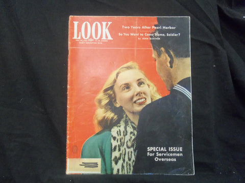 1943 NOVEMBER 30 LOOK MAGAZINE - GREAT PHOTOS AND ADS - ST 1539