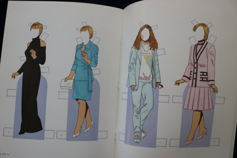1989-1994 PRESIDENTIAL FAMILY PAPER DOLL BOOKS-LINCOLN-CLINTON-LOT OF 3 - O 3637