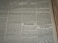 1901 JULY 3-AUGUST 31 HAMBURGER NACHRICHTEN GERMAN NEWSPAPER LOT - BV 163
