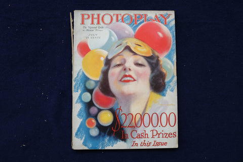 1927 JULY PHOTOPLAY MAGAZINE - NORMA TALMADGE COVER - E 17795