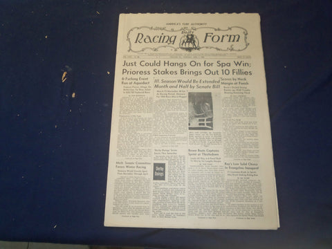 1969 APRIL 3 THE DAILY RACING FORM - ARTS AND LETTERS DERBY NOMINEE - NP 2534K