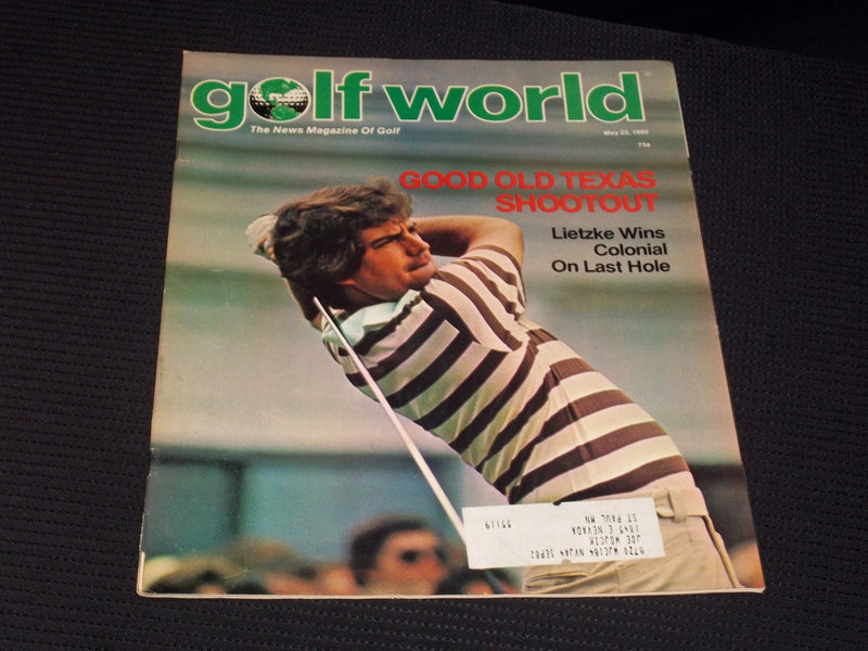 1980 MAY 23 GOLF WORLD MAGAZINE - BRUCE LIETZKE FRONT COVER - E 6993