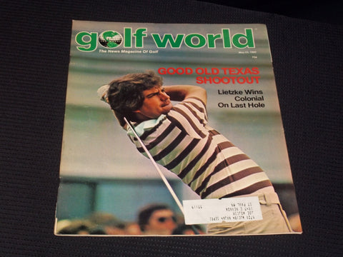 1980 MAY 23 GOLF WORLD MAGAZINE - BRUCE LIETZKE FRONT COVER - E 6993