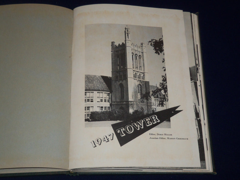 1947 TOWER JERSEY CITY NEW JERSEY STATE COLLEGE YEARBOOK - GREAT PHOTOS - YB 721