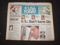 1999 APRIL 2-4 USA TODAY NEWSPAPER - U.S.: DON'T HARM GI'S - NP 8018
