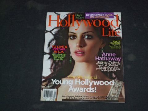 2006 JULY/AUGUST HOLLYWOOD LIFE MAGAZINE - ANNE HATHAWAY COVER - CW 784