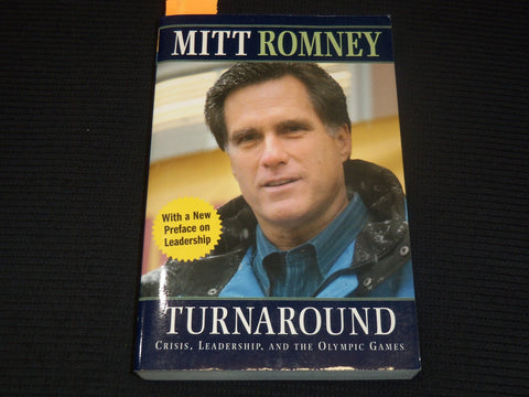 2004 TURNAROUND SOFTCOVER BOOK SIGNED BY MITT ROMNEY - KD 2771H