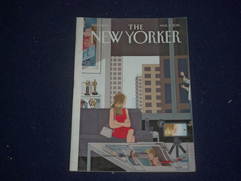 2018 MARCH 5 THE NEW YORKER MAGAZINE - ILLUSTRATED COVER - NY 2286