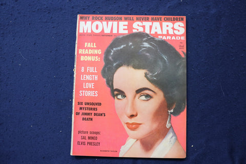 1956 SEPTEMBER MOVIE STARS PARADE MAGAZINE - ELIZABETH TAYLOR COVER - E 18080