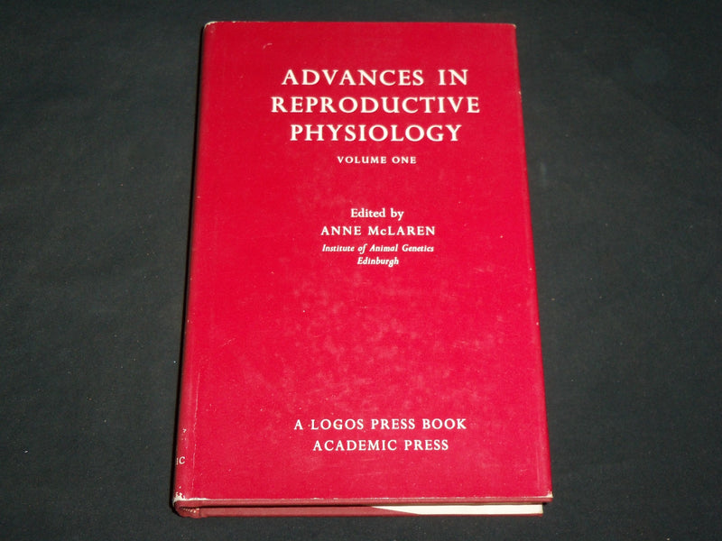 1966 ADVANCES IN REPRODUCTIVE PHYSIOLOGY BOOK EDITED BY ANNE MCLAREN - KD 6628