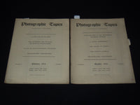 1912-1913 PHOTOGRAPHIC TOPICS MAGAZINE LOT OF 7 - NEW YORK - K 3117
