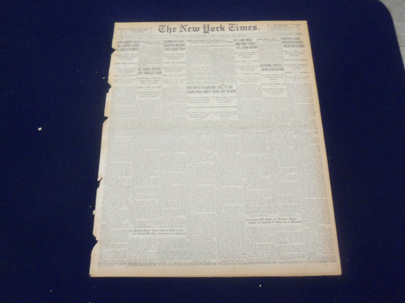 1922 NOVEMBER 5 NEW YORK TIMES - FLY 2,600 MILES SET A NEW RECORD - NT 8418