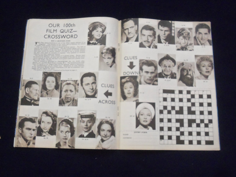 1960 JUNE FILM REVIEW MAGAZINE - KAREN STEELE - FABIAN - J 9699