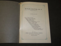 1923 APRIL 6 BUTLER CHAPTER NO. 36 O. E. S. ANNUAL DANCE PROGRAM - J 3493