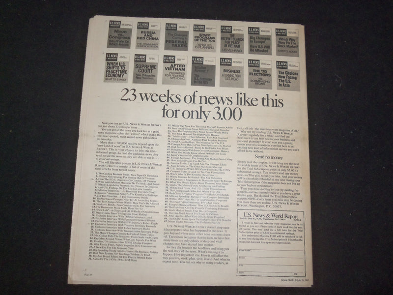 1969 JULY 20, 27 & AUG 3 CHICAGO TRIBUNE BOOK WORLD SECTIONS -LOT OF 3- NP 8077