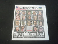 2022 MAY 26 NEW YORK POST NEWSPAPER- FACES OF CHILDREN KILLED IN UVALDE MASSACRE