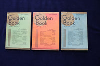 1931 THE GOLDEN BOOK MAGAZINE - LOT OF 3 - O 3456