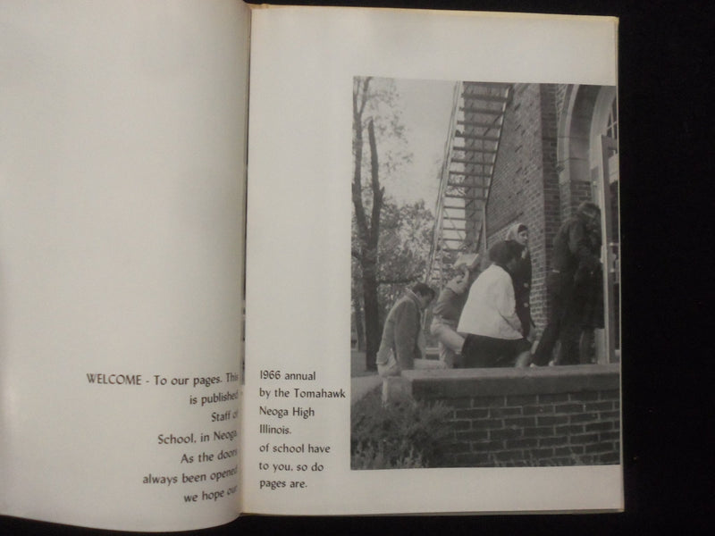 1966 TOMAHAWK NEOGA HIGH SCHOOL YEARBOOK - NEOGA, ILLINOIS - YB 3337
