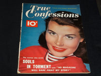 1952 JANUARY TRUE CONFESSIONS MAGAZINE VERY NICE COVER & INSIDE PAGES - E 3795