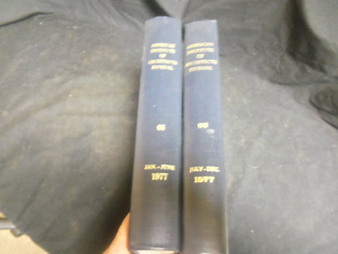 1977 AMERICAN INSTITUTE OF ARCHITECTS 2 BOUND VOLUMES - NICE PHOTOS - R 867