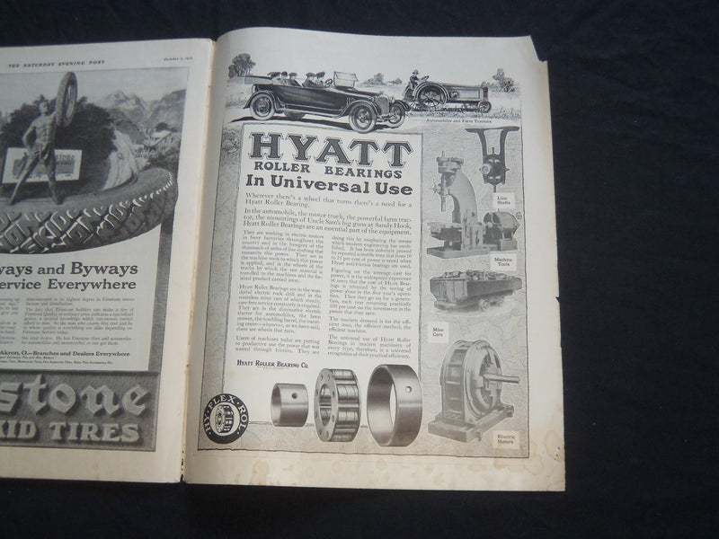 1915 OCTOBER 2 THE SATURDAY EVENING POST MAGAZINE - ILLUSTRATED COVER - SP 670