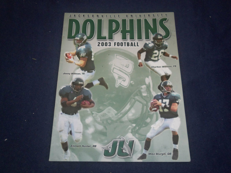 2003 JACKSONVILLE UNIVERSITY FOOTBALL BROCHURE - ST 1951Q