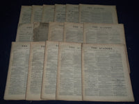 1894 THE ACADEMY WEEKLY REVIEW OF LITERATURE LOT OF 51 ISSUES - LONDON - O 4