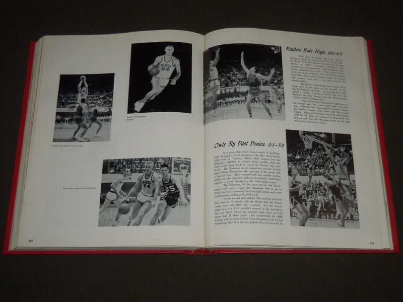 1962 THE ROTUNDA SOUTHERN METHODIST UNIVERSITY YEARBOOK - JERRY MAYS - YB 1150