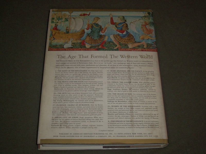 1961 THE HORIZON BOOK OF THE RENAISSANCE BOOK - SECOND PRINTING - I 1300