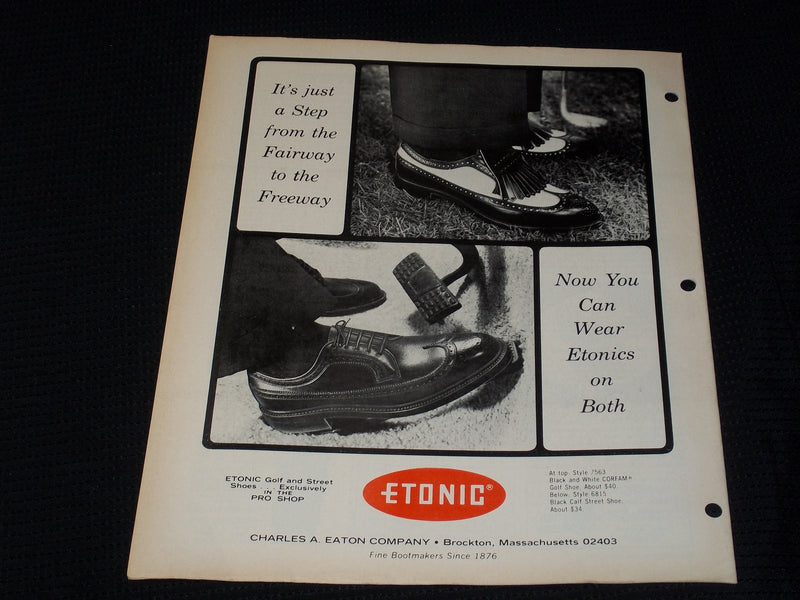 1965 OCTOBER 8 GOLF WORLD MAGAZINE - HARPER & PERSON FRONT COVER - E 7350
