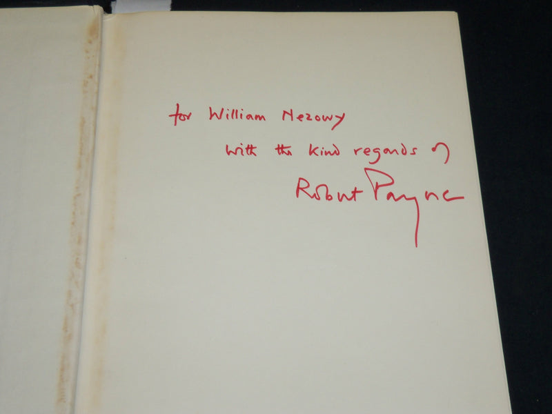 1972 THE WORLD OF ART PAYNE BOOK INSCRIBED BY ROBERT PAYNE - FIRST EDN - D 574