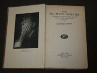 1923 THE EIGHTEEN NINETIES BY HOLBROOK JACKSON BOOK - NICE PLATES - KD 1132