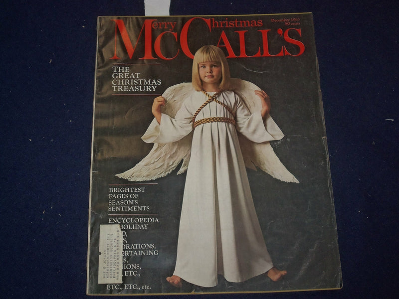 1963 DEC MCCALL'S MAGAZINE - CHRISTMAS PAINTINGS OF JACQUELINE KENNEDY - ST 6555