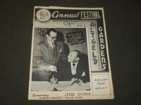 1949 5TH ANNUAL FESTIVAL OF ALTGELD GARDENS MAGAZINE - JESSE OWENS - J 3580