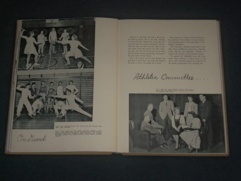 1941 MEMORABILIA NEW JERSEY STATE TEACHERS COLLEGE AT NEWARK YEARBOOK - YB 1671