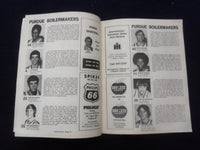 1975 DEC 22 COLLEGE BASKETBALL PROGRAM-PURDUE UNIV VS. UNIV. CALIFORNIA-SP 1533N