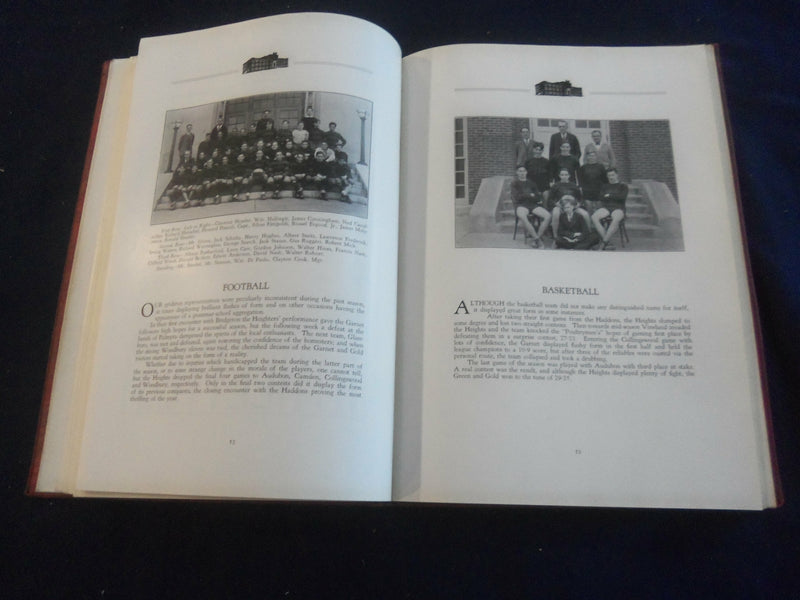 1930 SENIOR RECORD HADDON HEIGHTS HIGH SCHOOL YEARBOOK -HADDON HTS, NJ - YB 2735