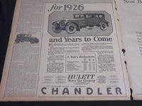 1926 JAN 10 NY TIMES AUTO SECTION - NATINAL MOTOR SHOW SETS RECORD - NT 7090