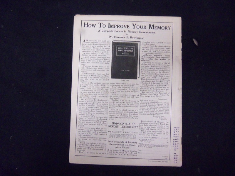 1922 MAY 20 LESLIE'S WEEKLY MAGAZINE - GREAT COVER, PHOTOS & ADS - ST 3487