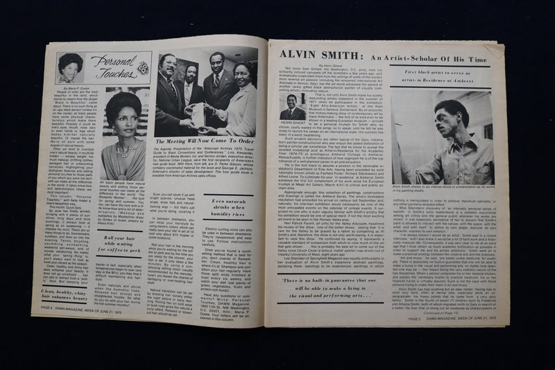 1975 JUNE DAWN MAGAZINE - MAYOR WALTER E. WASHINGTON - NP 8847