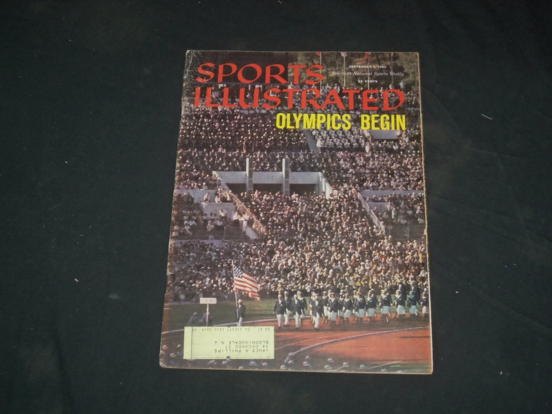 1960 SEPTEMBER 5 SPORTS ILLUSTRATED MAGAZINE - OLYMPICS BEGIN - SP 8978