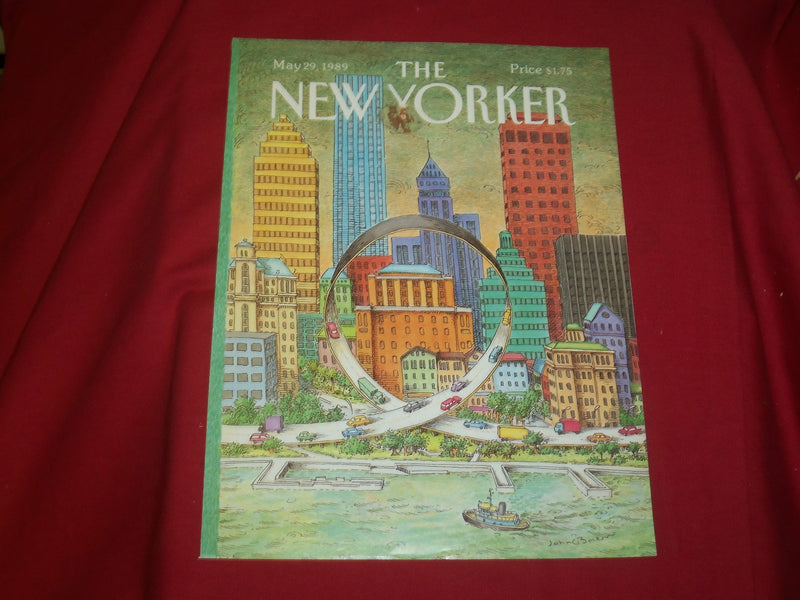 1989 MAY 29 NEW YORKER MAGAZINE FRONT COVER ONLY - GREAT ART FOR FRAMING