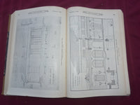 1922 JAN-DEC THE BUILDER U. K. MAGAZINE BOUND VOLUMES - 2 VOLS - FOLD OUTS- C 33